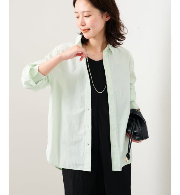 SLOBE IENA「Wash Cotton Color シャツ」|シャツ・ブラウス|