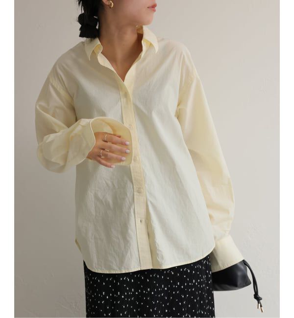 SLOBE IENA「Wash Cotton Color シャツ」|シャツ・ブラウス|
