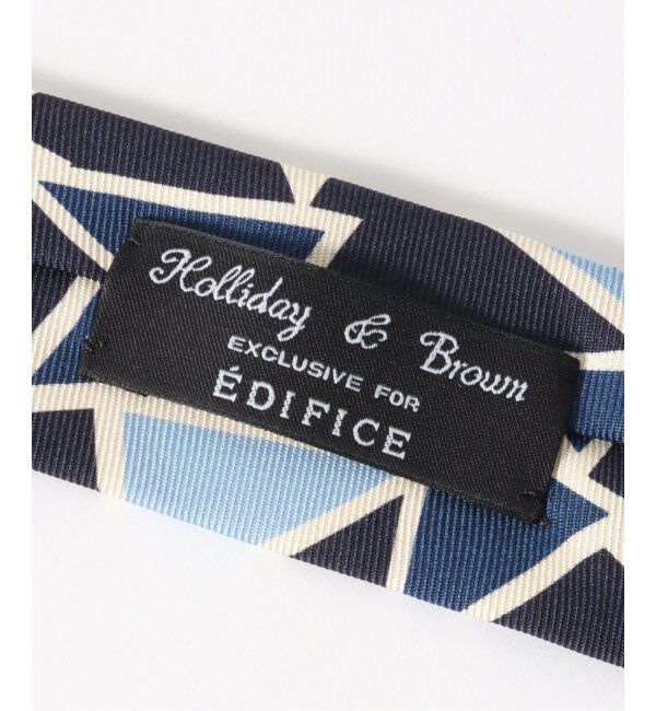 EDIFICE「Holliday & Brown(ホリデー & ブラウン) Ex.トライアングルコモンプリント O5131/2」|ネクタイ・蝶ネクタイ|