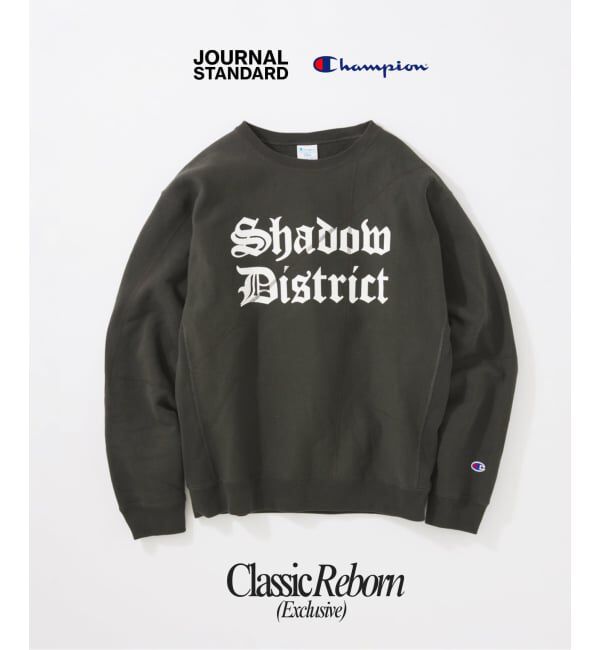 JOURNAL STANDARD「CHAMPION / チャンピオン for JS ステッチ プリント スウェット」|スウェット・ジャージ|ブラック