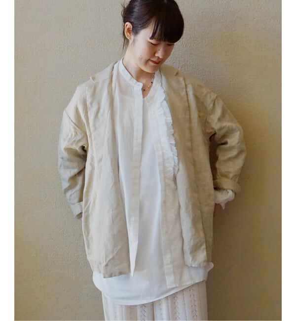 journal standard luxe「フレンチリネンツイル テーラージャケット」|テーラードジャケット|