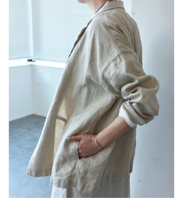 journal standard luxe「フレンチリネンツイル テーラージャケット」|テーラードジャケット|