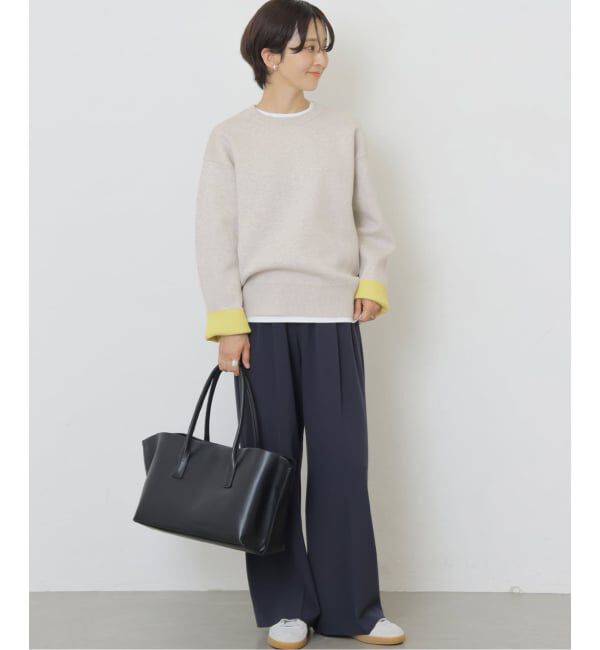 JOURNAL STANDARD relume「《WEB限定追加予約 / 新色》ダブルニットコントラストプルオーバー」|ニット・セーター|