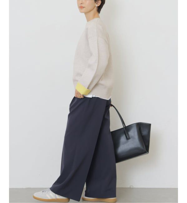JOURNAL STANDARD relume「《WEB限定追加予約 / 新色》ダブルニットコントラストプルオーバー」|ニット・セーター|