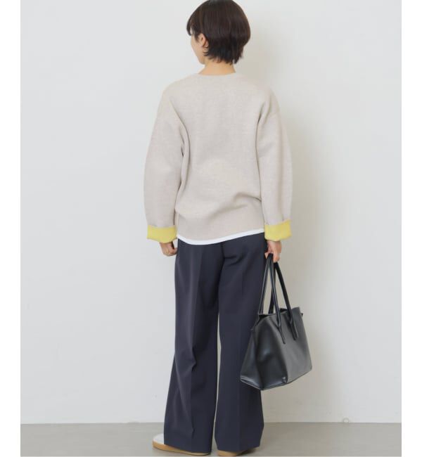 JOURNAL STANDARD relume「《WEB限定追加予約 / 新色》ダブルニットコントラストプルオーバー」|ニット・セーター|