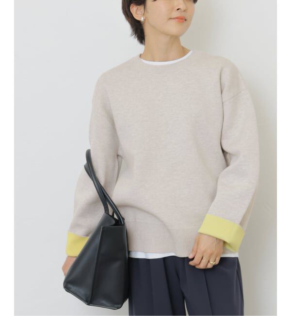 JOURNAL STANDARD relume「《WEB限定追加予約 / 新色》ダブルニットコントラストプルオーバー」|ニット・セーター|