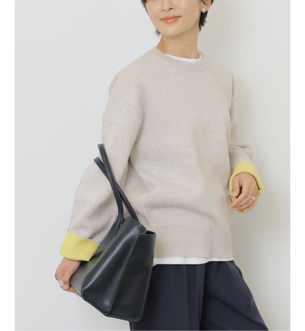 JOURNAL STANDARD relume「《WEB限定追加予約 / 新色》ダブルニットコントラストプルオーバー」|ニット・セーター|