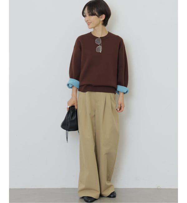 JOURNAL STANDARD relume「《WEB限定追加予約 / 新色》ダブルニットコントラストプルオーバー」|ニット・セーター|
