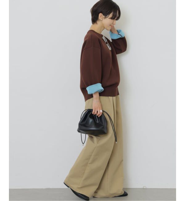 JOURNAL STANDARD relume「《WEB限定追加予約 / 新色》ダブルニットコントラストプルオーバー」|ニット・セーター|