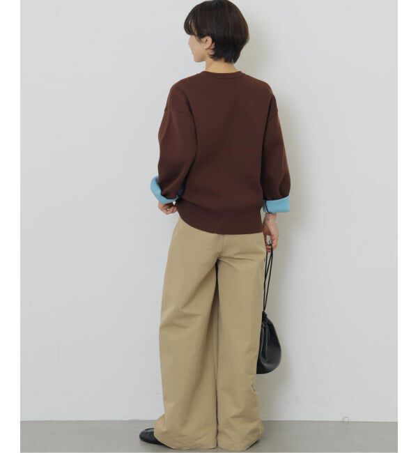 JOURNAL STANDARD relume「《WEB限定追加予約 / 新色》ダブルニットコントラストプルオーバー」|ニット・セーター|