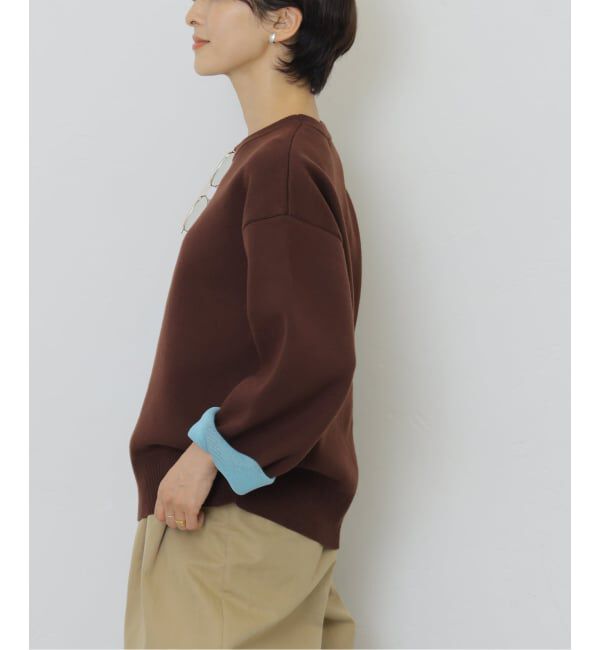 JOURNAL STANDARD relume「《WEB限定追加予約 / 新色》ダブルニットコントラストプルオーバー」|ニット・セーター|