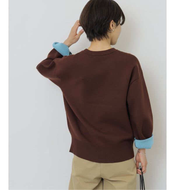 JOURNAL STANDARD relume「《WEB限定追加予約 / 新色》ダブルニットコントラストプルオーバー」|ニット・セーター|