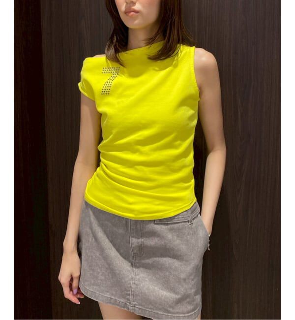 Oriens JOURNAL STANDARD「アシンメトリーTシャツ」|Tシャツ・カットソー|イエロー