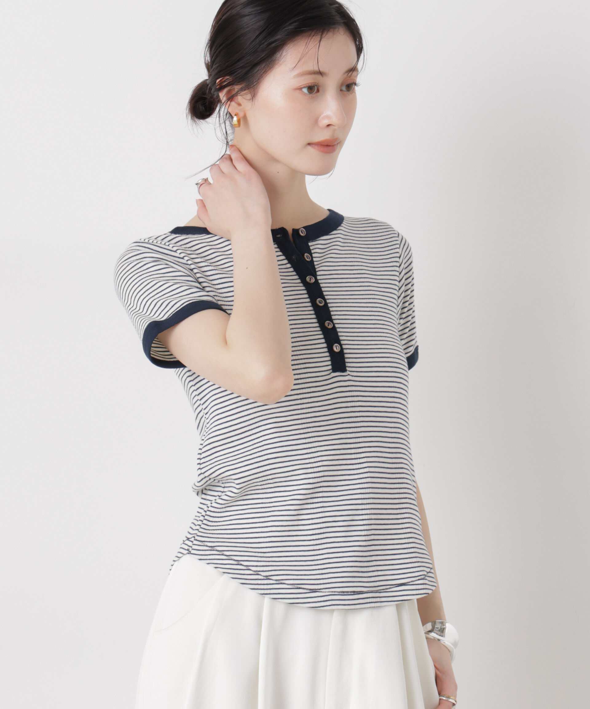 NANO universe「 Robert P. Miller/Prib Henly S/S tee」|Tシャツ・カットソー|