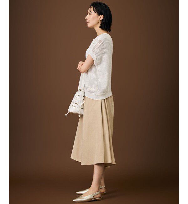 自由区「【WEB限定・2点SET・着回し3WAY以上】セットアップニット・スカート」|スーツ|