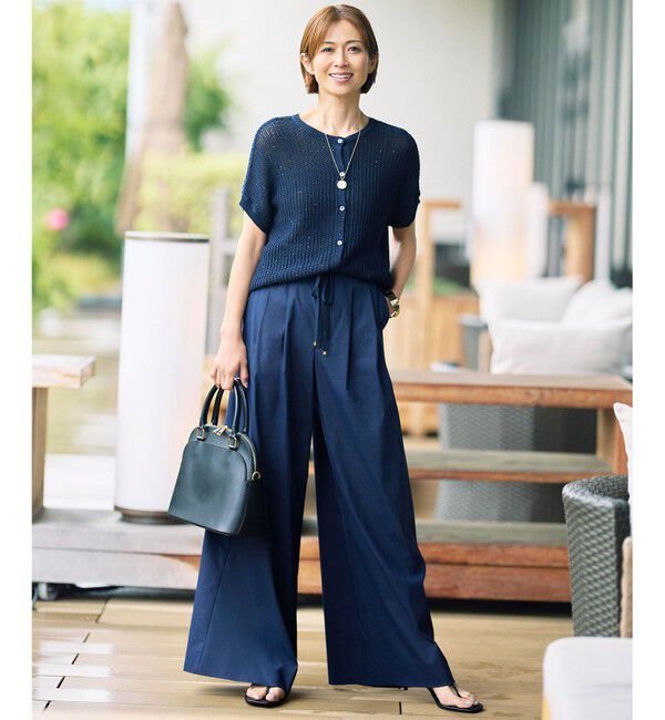 自由区「【WEB限定・2点SET・着回し3WAY以上】セットアップニット・スカート」|スーツ|
