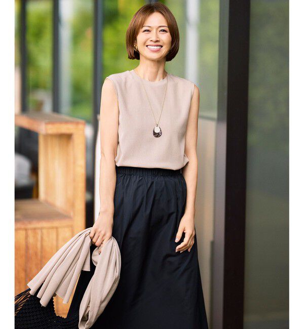 自由区「【WEB限定・2点SET・着回し3WAY以上】セットアップニット・スカート」|スーツ|