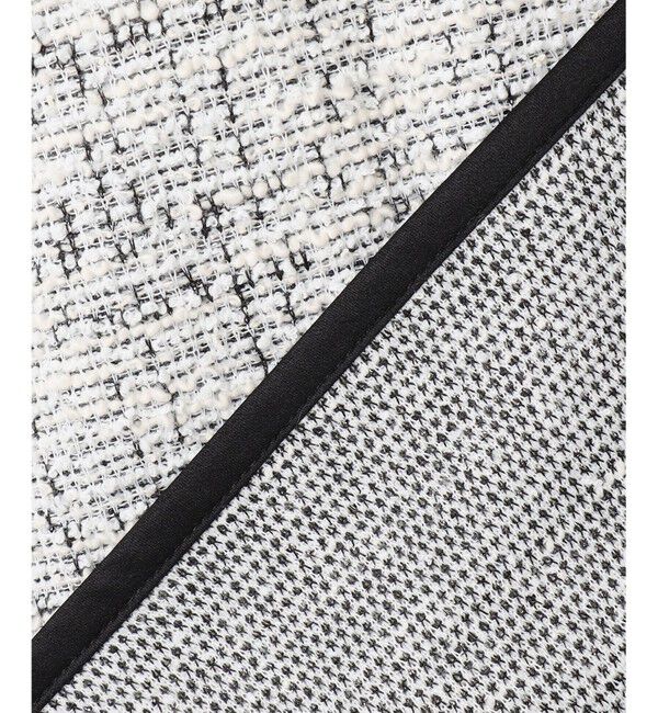 ANY SIS「ネップツイード ジャケット」|ノーカラージャケット|
