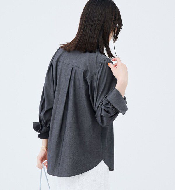 NOLLEY'S sophi「《セットアップ対応》ウォッシャブルバイオツイルボウタイブラウス」|シャツ・ブラウス|