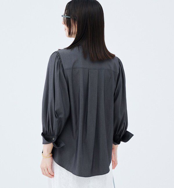 NOLLEY'S sophi「《セットアップ対応》ウォッシャブルバイオツイルボウタイブラウス」|シャツ・ブラウス|