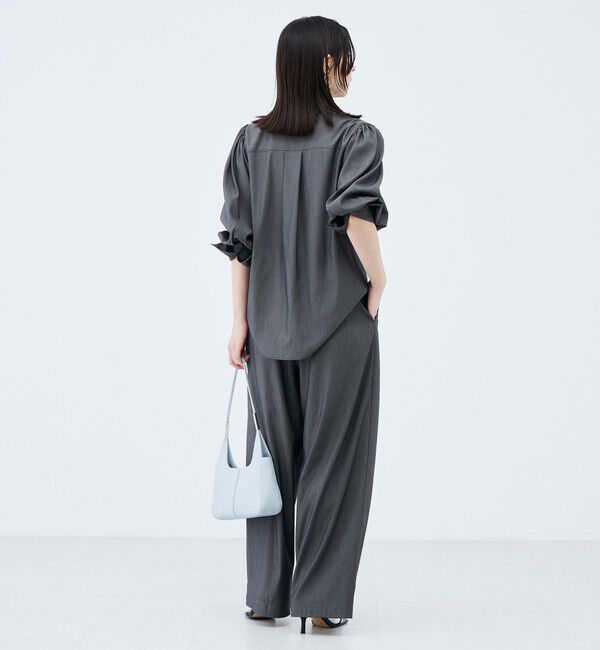 NOLLEY'S sophi「《セットアップ対応》ウォッシャブルバイオツイルボウタイブラウス」|シャツ・ブラウス|