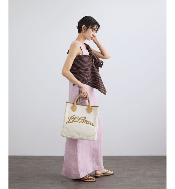 SALON adam et rope'「【L.L.Bean for SALON（エル・エル・ビーン）】別注スクエアトートバッグ」|トートバッグ|