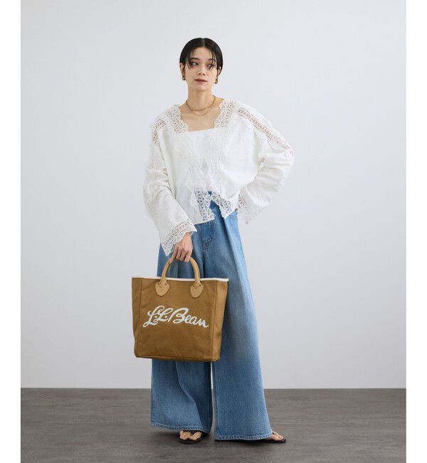 SALON adam et rope'「【L.L.Bean for SALON（エル・エル・ビーン）】別注スクエアトートバッグ」|トートバッグ|