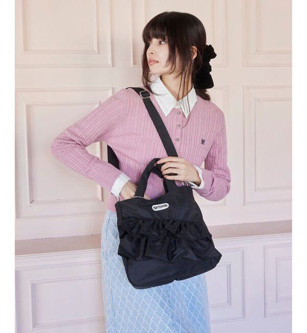 VIS「WEB限定追加【OUTDOOR PRODUCTS】VIS別注2WAYフリルトートバッグ」|トートバッグ|
