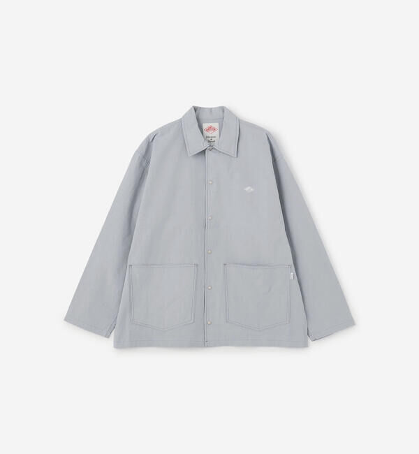 DANTON「DANTON | コットンリネン カバーオールシャツ MEN」|テーラードジャケット|