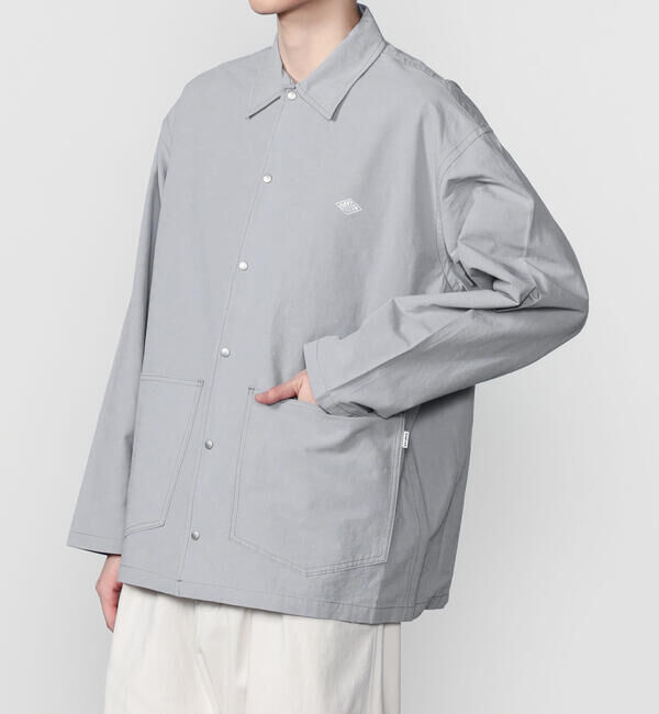 DANTON「DANTON | コットンリネン カバーオールシャツ MEN」|テーラードジャケット|