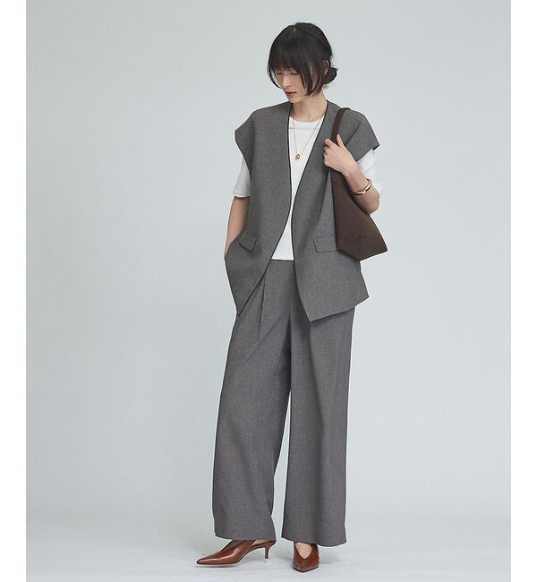qualite「【セットアップ対応】ウールライク ジレ」|その他|