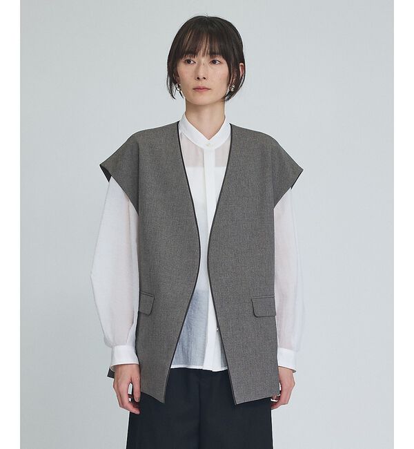 qualite「【セットアップ対応】ウールライク ジレ」|その他|
