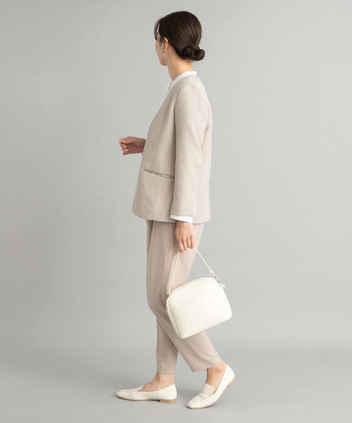 URBAN RESEARCH DOORS「ツィードVネックロングジャケット」|その他|