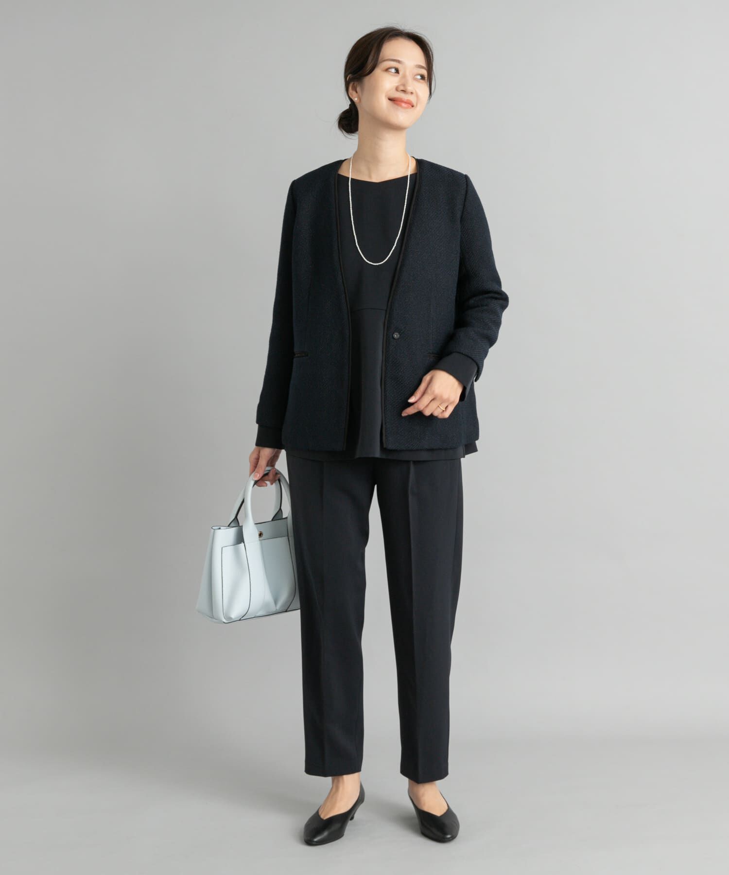 URBAN RESEARCH DOORS「ツィードVネックロングジャケット」|その他|
