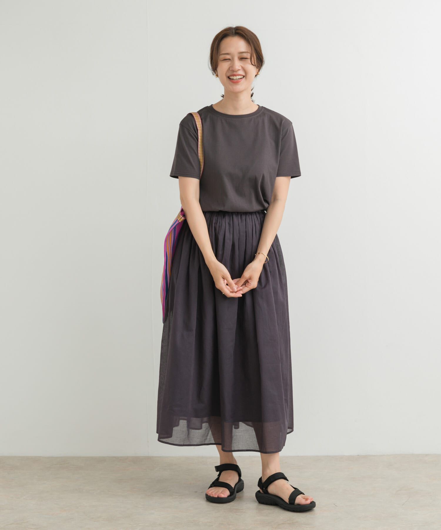 URBAN RESEARCH DOORS「『UR TECH』ボイルカットドッキングワンピース」|ワンピース|