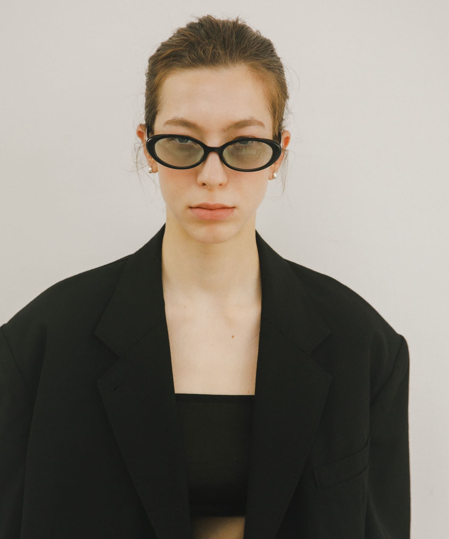URBAN RESEARCH「decor『デコール』　EYEWEAR ROUND SUN」|メガネ|ブラック