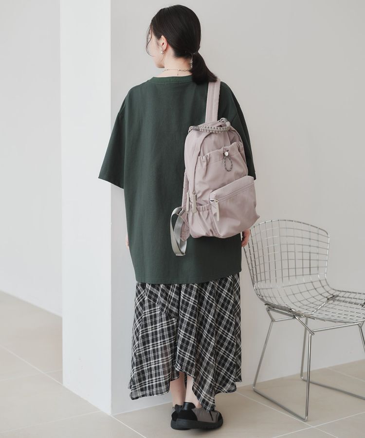 Green Parks「レースドッキングオーバーサイズロゴTシャツ」|Tシャツ・カットソー|