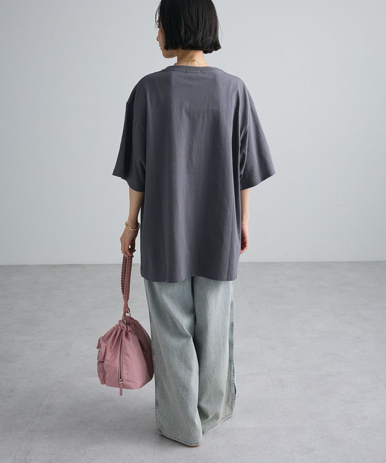 Green Parks「レースドッキングオーバーサイズロゴTシャツ」|Tシャツ・カットソー|