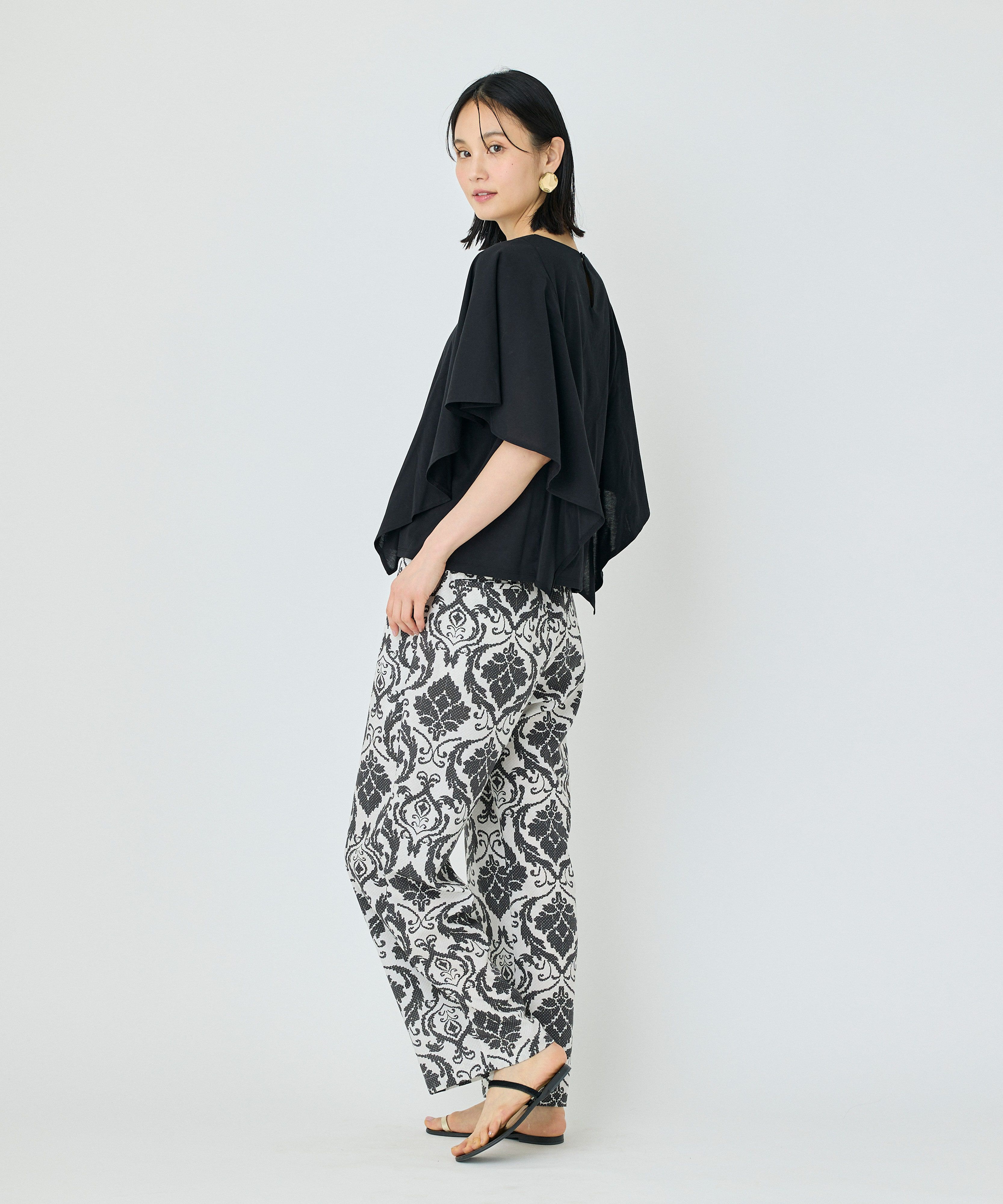 7-IDconcept.「フレアースリーブカットプルオーバー」|Tシャツ・カットソー|