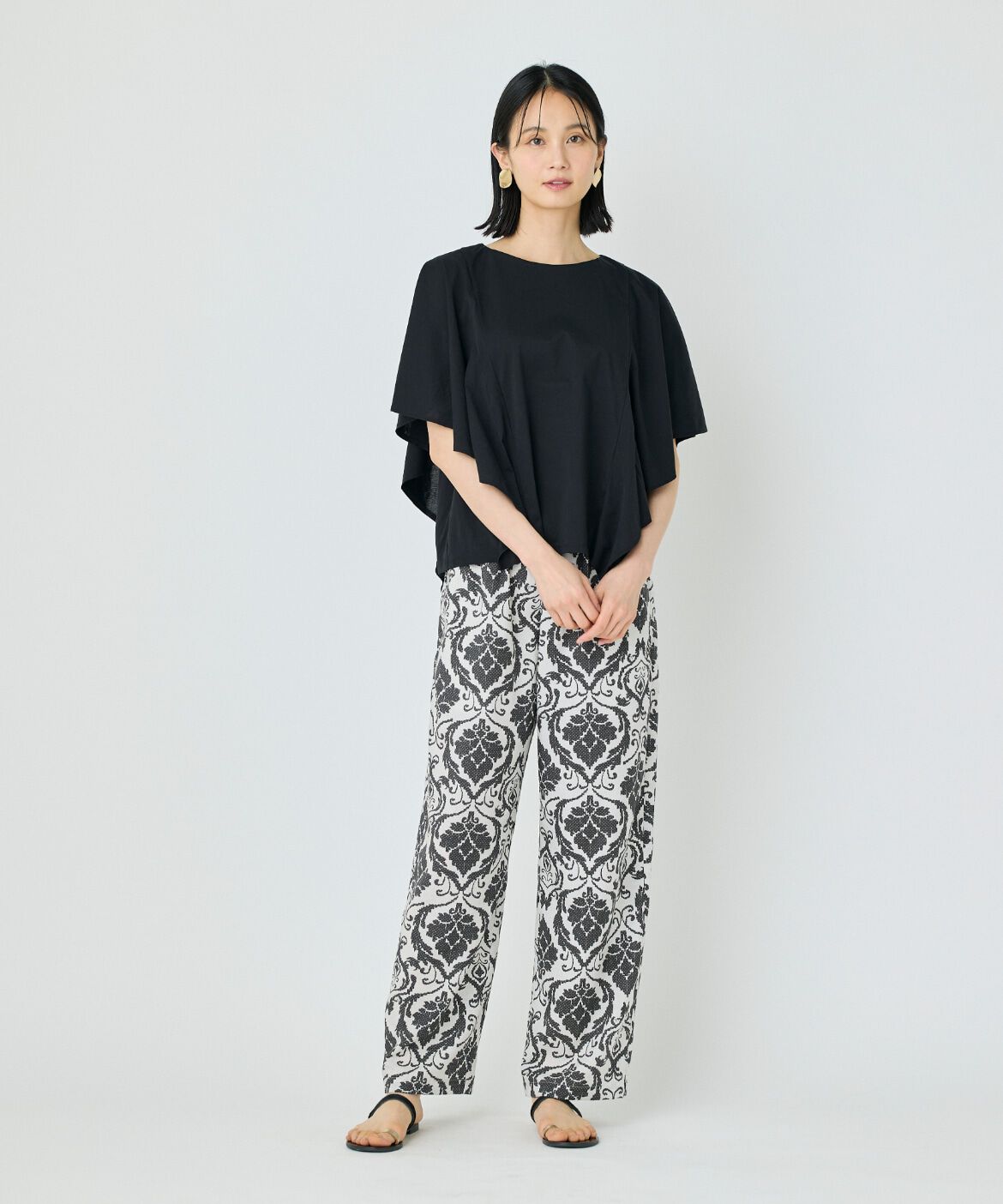 7-IDconcept.「フレアースリーブカットプルオーバー」|Tシャツ・カットソー|
