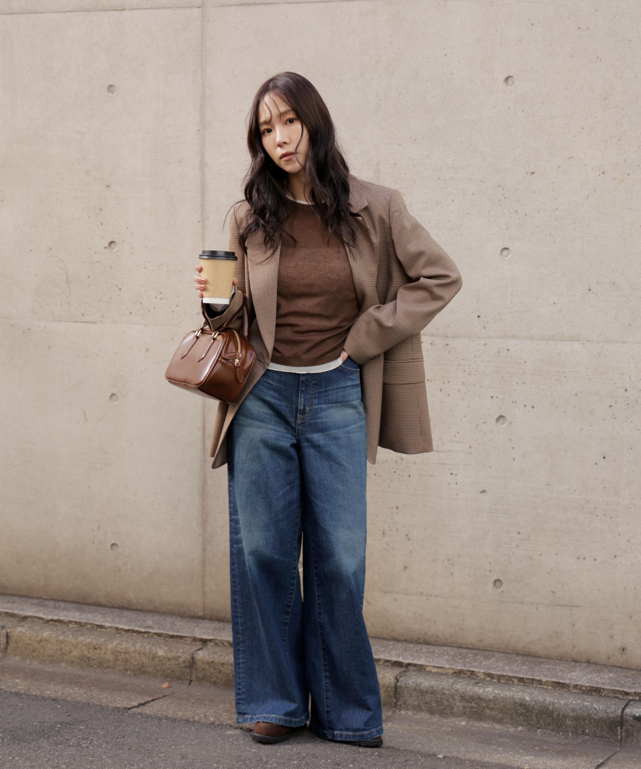  「〈SOMETHING〉LISAワイドデニムパンツ XS別注」|その他|