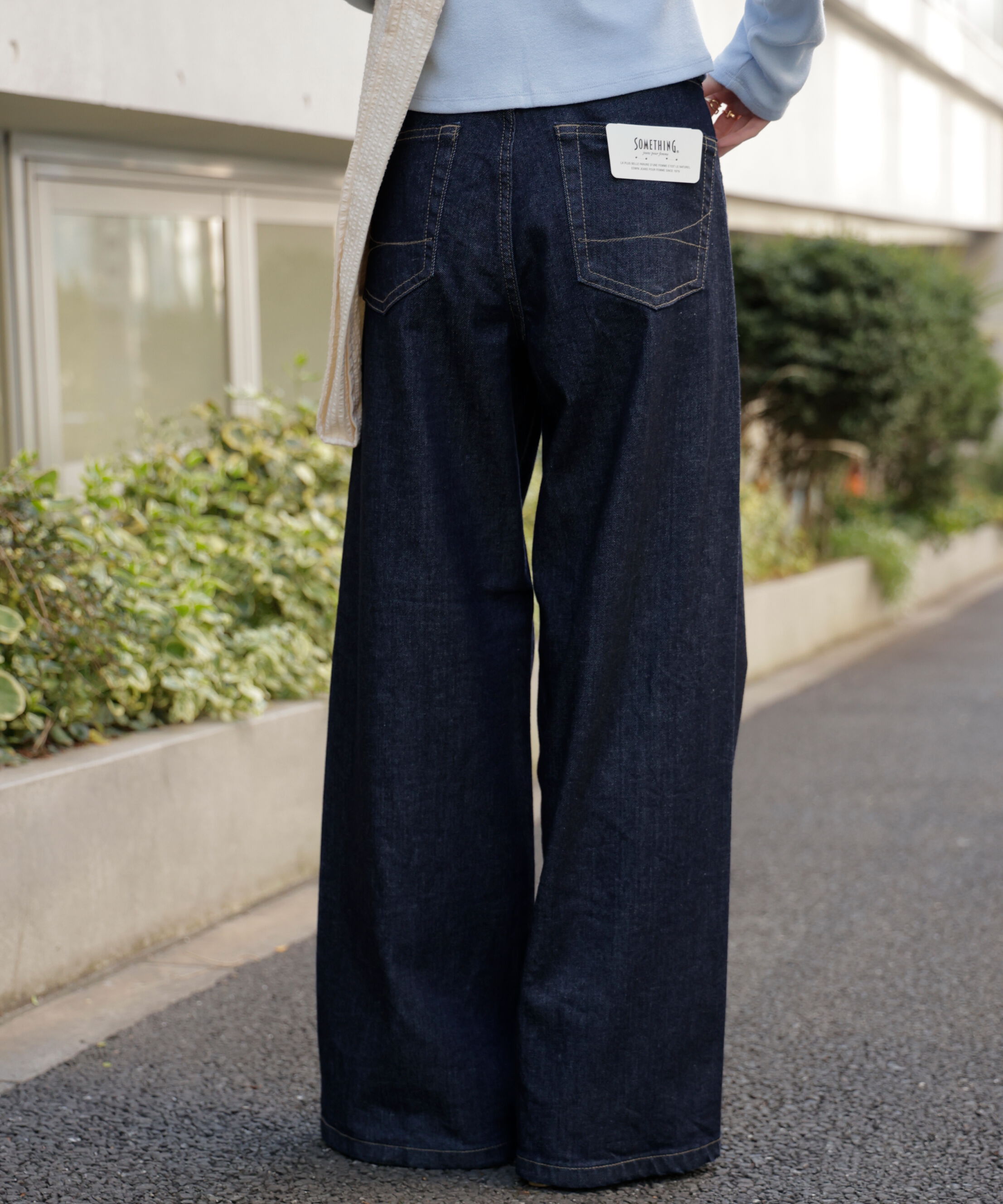 「〈SOMETHING〉LISAワイドデニムパンツ XS別注」|その他|