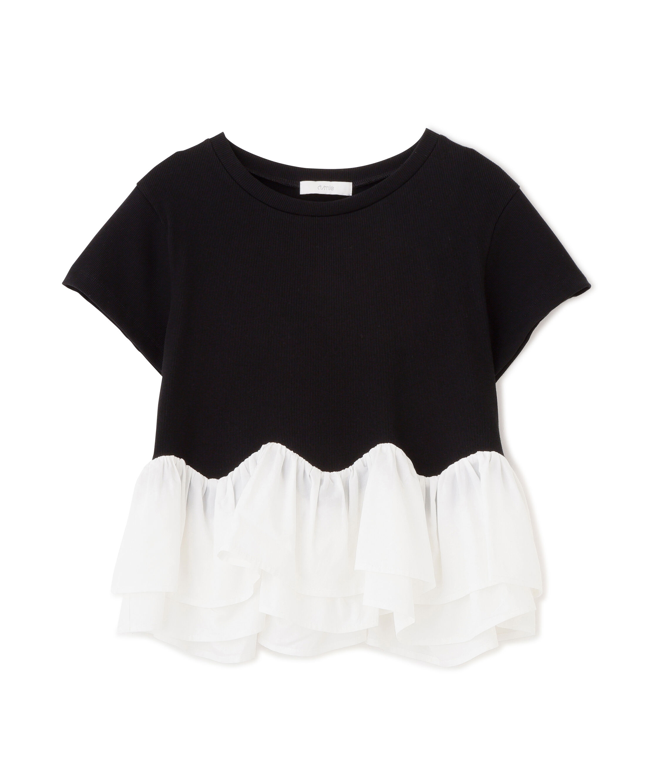PROPORTION BODY DRESSING「〈a/mie〉ホイップフリルTシャツ」|Tシャツ・カットソー|