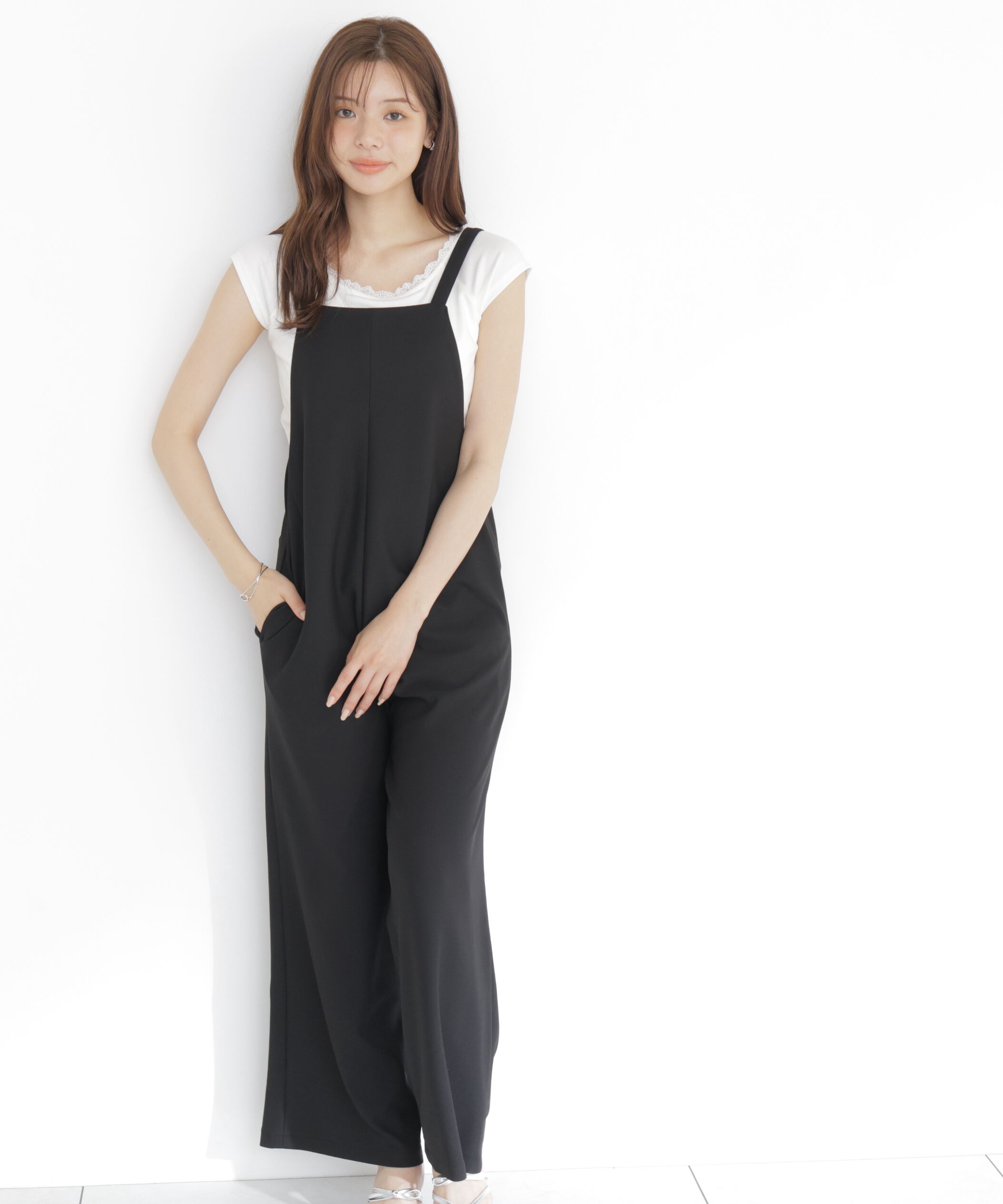 PROPORTION BODY DRESSING「＜a/mie＞イージーオーバーオール」|ワンピース|