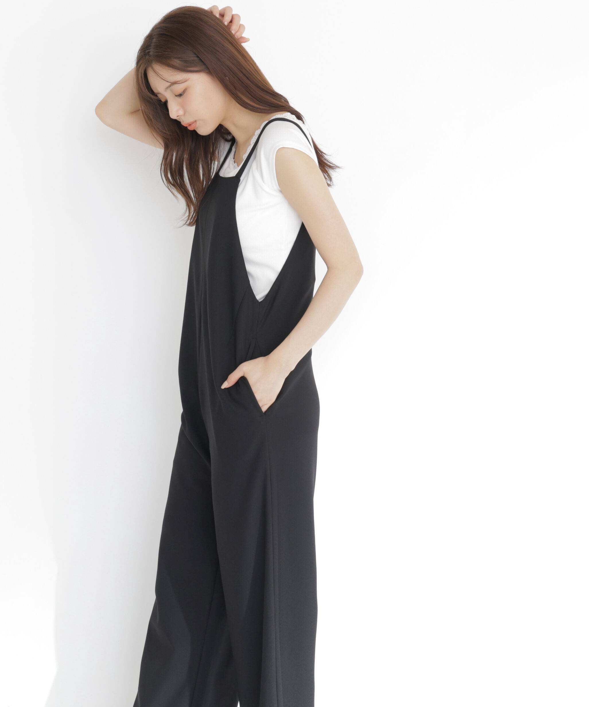 PROPORTION BODY DRESSING「＜a/mie＞イージーオーバーオール」|ワンピース|
