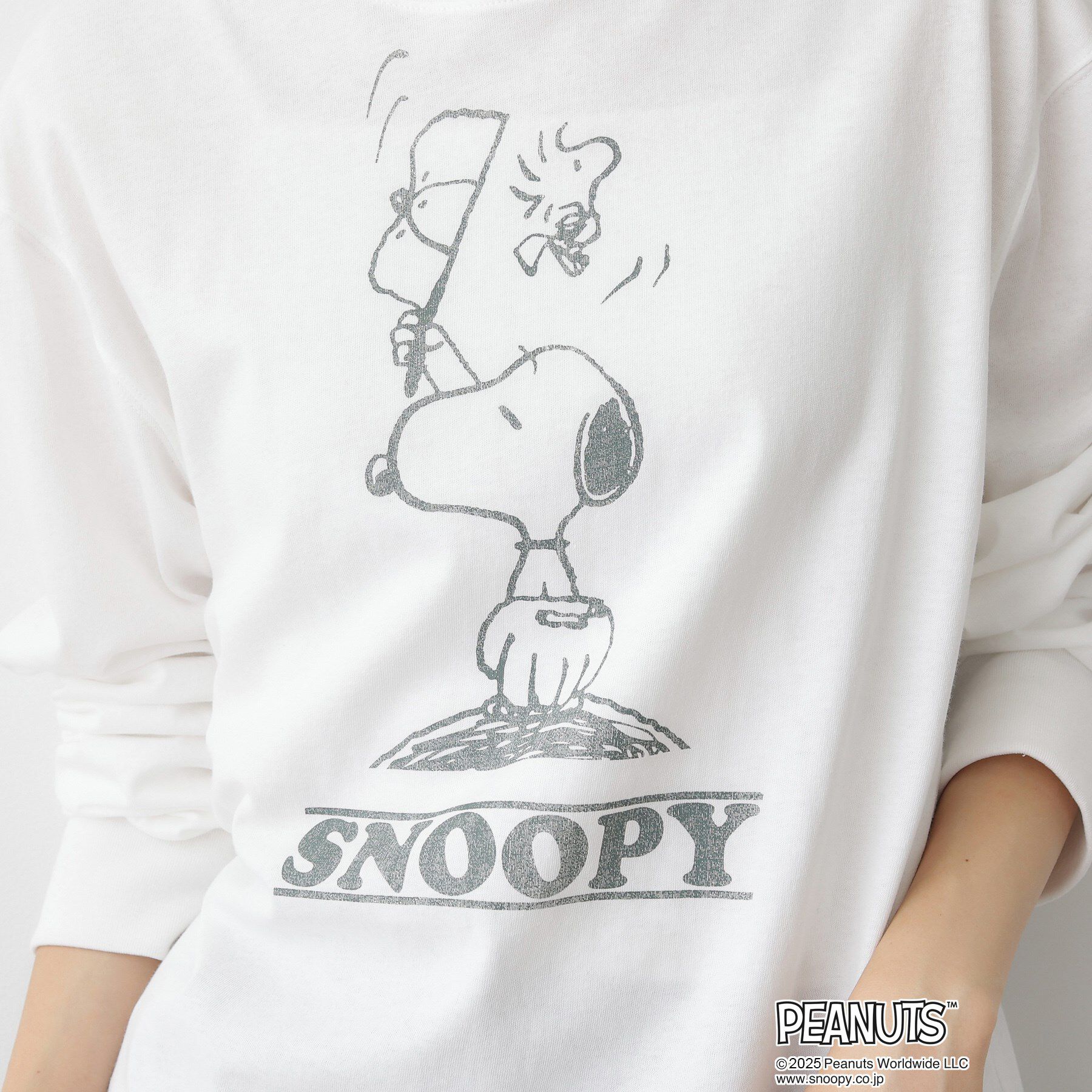 Dessin「PEANUTSロングTシャツ」|Tシャツ・カットソー|