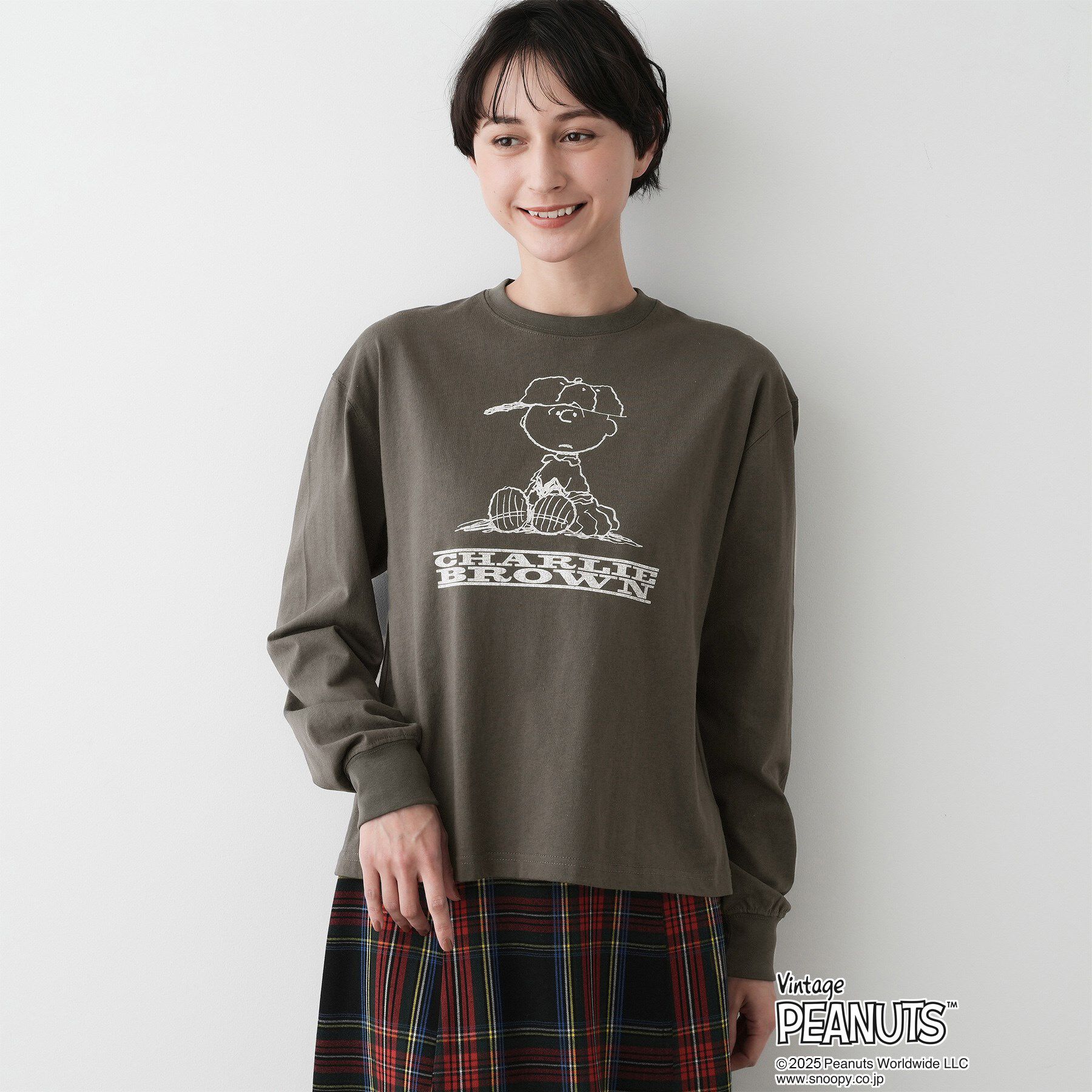 Dessin「PEANUTSロングTシャツ」|Tシャツ・カットソー|