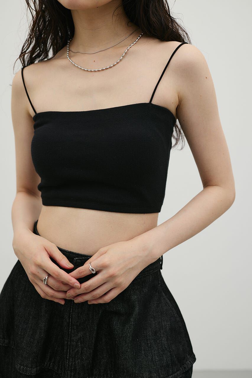 STYLEMIXER「カップ付バンドゥ」|チューブトップ|BLK