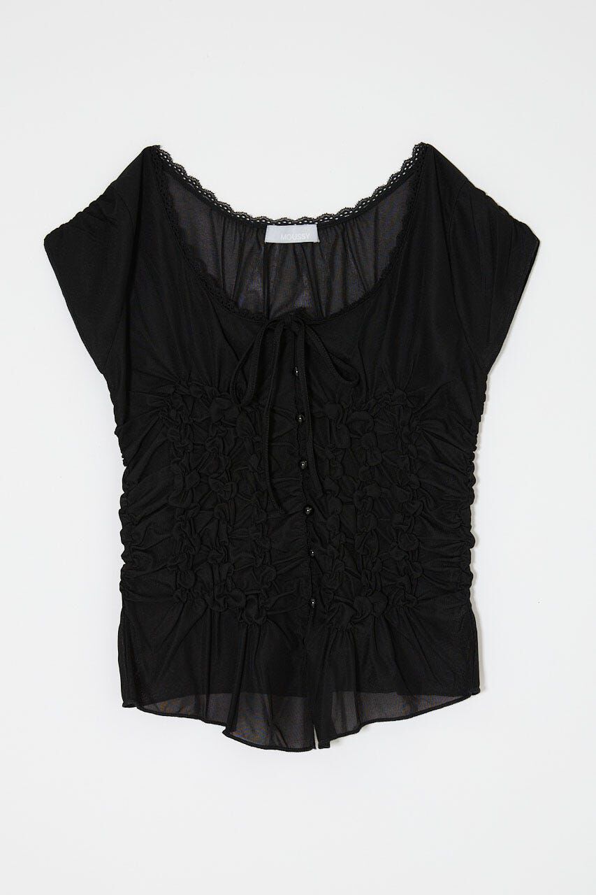 MOUSSY「RANDOM SHIRRING トップス」|Tシャツ・カットソー|