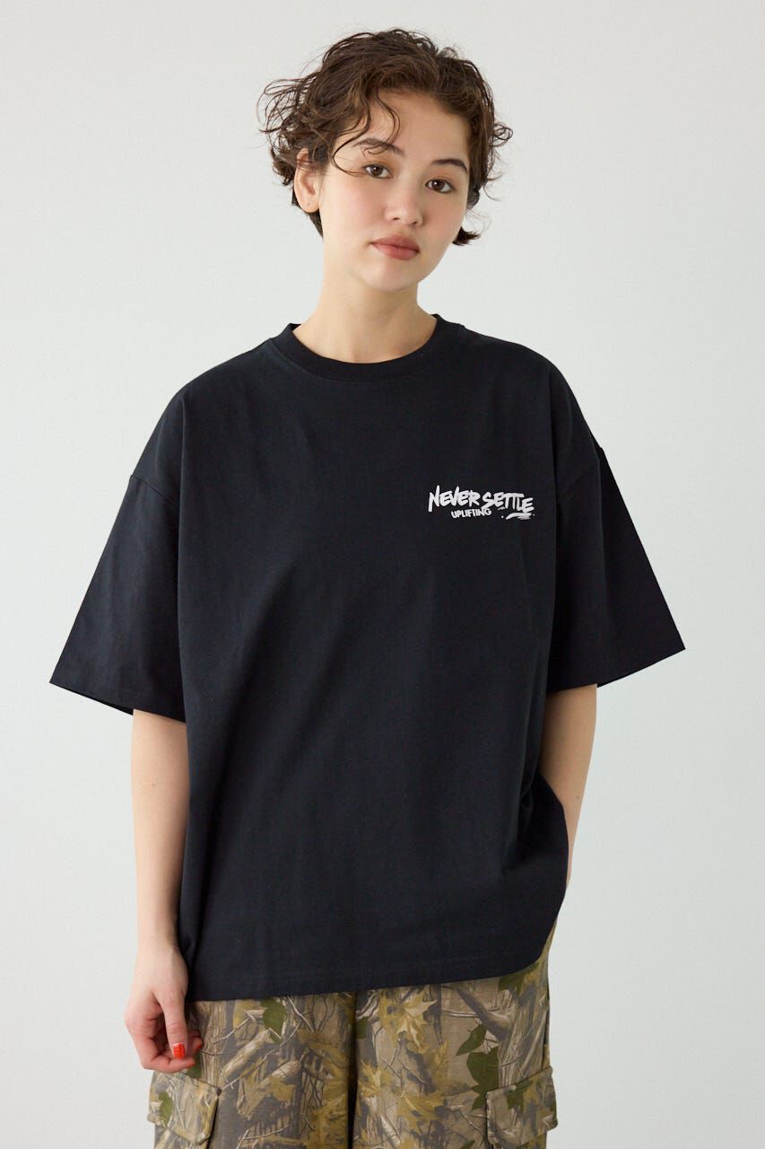 RODEO CROWNS「レインボーインクプリントTシャツ」|Tシャツ・カットソー|BLK